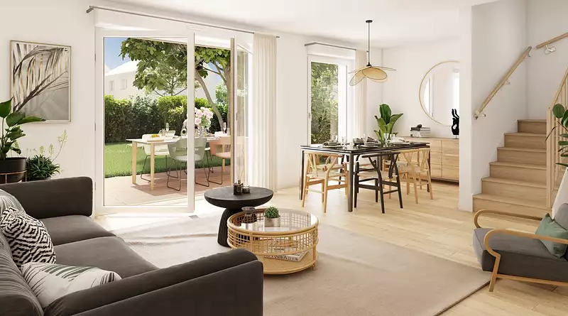 Le Petit Bois — intérieur maison à La Norville